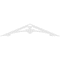 Ekena Millwork Pitch Sellek Architectural Grade PVC Gable Pediment, 48"W x 10"H x 1"P (5/12) GPP048X010X100SLK - alternate 4